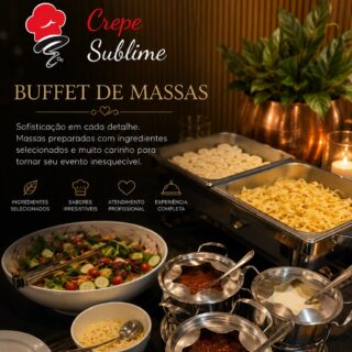 BUFFET DE CREPE E BUFFET DE MASSAS EM DOMICÍLIO EM SÃO PAULO
Quer transformar seu evento em uma experiência deliciosa e sofisticada? A Crepe Sublime oferece Buffet de Crepe em domicílio em São Paulo e Buffet de Massas em domicílio, levando sabor, qualidade e praticidade até você!
Buffet de Crepe Francês com opções de recheios salgados e doces, preparados na hora e servidos com todo o cuidado.
Buffet de Massas em Domicílio com massas, molhos e acompanhamentos deliciosos, perfeito para festas, aniversários, casamentos, confraternizações, eventos corporativos e celebrações especiais.
Nosso serviço de buffet em domicílio em São Paulo e Grande São Paulo une ingredientes selecionados, apresentação impecável e uma equipe preparada para tornar seu evento inesquecível.
📍 Atendimento em São Paulo e região
🥞 Buffet de Crepe
🍝 Buffet de Massas
🏠 Buffet em Domicílio
🇫🇷 Crepe Francês
🎉 Buffet para Festas e Eventos
💍 Casamentos e Confraternizações
🏢 Eventos Corporativos
Crepe Sublime – sabor, qualidade e praticidade no seu evento!
📲 Entre em contato e solicite seu orçamento.
#BuffetDeCrepe #BuffetDeMassas #BuffetEmDomicilio #BuffetDeCrepeEmDomicilio #BuffetDeMassasEmDomicilio #CrepeFrances #BuffetEmSaoPaulo #BuffetSP #BuffetParaFestas #BuffetParaEventos #BuffetDomiciliar #CrepeEmSaoPaulo #MassasEmSaoPaulo #BuffetSaoPaulo #CrepeSublime
