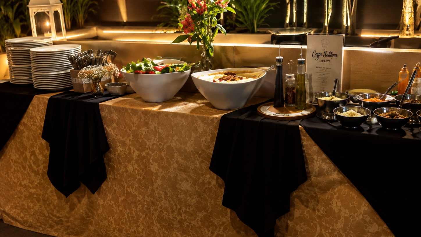 Buffet de Crepe em Domicílio: Sabor, Elegância e Praticidade para o Seu Evento

Organizar uma festa ou evento especial exige atenção a cada detalhe, principalmente quando o assunto é alimentação. Para quem busca uma opção saborosa, sofisticada e que agrade diferentes paladares, o buffet de crepe em domicílio é uma excelente escolha.

Com o serviço de buffet de crepe francês em domicílio, seus convidados podem desfrutar de crepes preparados na hora, com ingredientes selecionados e diversas opções de recheios. Tudo isso sem a necessidade de sair de casa ou se preocupar com a organização da cozinha e do serviço.

Buffet de crepe em domicílio em São Paulo

O buffet de crepe em domicílio em São Paulo é uma alternativa cada vez mais procurada para aniversários, casamentos, confraternizações, eventos corporativos, festas de 15 anos e reuniões familiares.

A equipe especializada leva toda a estrutura necessária até o local do evento, proporcionando praticidade para o anfitrião e uma experiência diferenciada para os convidados.

Além de saboroso, o crepe francês combina muito bem com diferentes estilos de evento, desde uma comemoração mais simples e descontraída até uma festa elegante e sofisticada.

Crepe francês preparado na hora

Um dos grandes diferenciais do buffet de crepe francês é o preparo realizado durante o evento. Os crepes são feitos na hora, proporcionando uma experiência gastronômica agradável e permitindo que cada convidado escolha suas combinações preferidas.

Entre as opções podem estar diferentes sabores de crepes salgados e doces, preparados com ingredientes de qualidade e apresentados de maneira cuidadosa.

O resultado é uma refeição fresca, saborosa e preparada especialmente para cada ocasião.

Por que contratar um buffet de crepe em domicílio?

Escolher um buffet de crepe em domicílio oferece diversas vantagens:

Praticidade para o anfitrião;
Atendimento profissional;
Crepes preparados na hora;
Variedade de sabores;
Ingredientes selecionados;
Estrutura completa para o serviço;
Atendimento personalizado;
Mais conforto para os convidados;
Excelente opção para diferentes tipos de eventos.
Além disso, o serviço permite que o anfitrião aproveite a festa