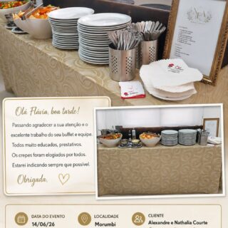 Planejando um evento mas não quer ter dor de cabeça com a cozinha?
Nosso buffet de crepe em domicílio é a solução completa para quem busca sofisticação e praticidade. Atendemos desde casamentos e festas de 15 anos até eventos corporativos, levando uma estrutura organizada, limpa e, claro, deliciosa.
Ofereça uma experiência gourmet aos seus convidados com o melhor custo-benefício da região.
#crepe #buffetdecrepe #crepefrances #festas #eventoscorporativos