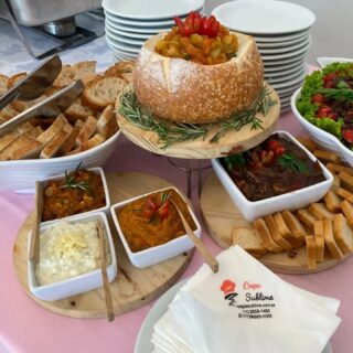 Buffet em domicílio em São Paulo e Grande São Paulo, sabor e praticidade no conforto de sua escolha. ##buffetemcasa #festaemcasa #BuffetDeMassas #salada