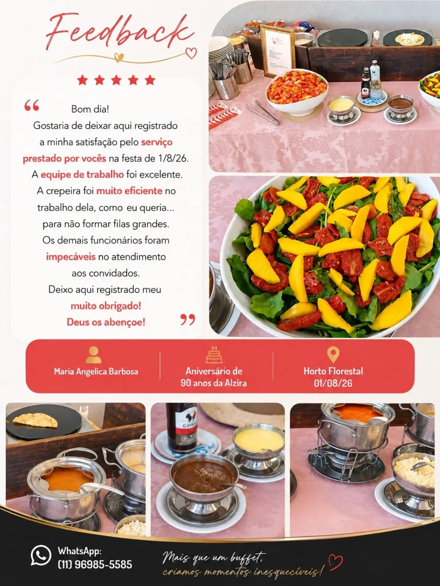 Buffet de Crepe em São Paulo – Sabor, Qualidade e Atendimento que Encantam

Se você procura um buffet de crepe em São Paulo para tornar seu evento inesquecível, o Crepe Sublime é a escolha ideal. Trabalhamos com crepe francês preparado na hora, utilizando ingredientes selecionados e recheios variados, garantindo muito sabor e qualidade para seus convidados.

Nosso buffet em domicílio atende aniversários, casamentos, eventos corporativos, confraternizações e festas particulares em toda São Paulo e região. Nossa equipe cuida de todos os detalhes para que você aproveite seu evento com tranquilidade.

Além de um atendimento personalizado, oferecemos opções de crepes salgados e doces preparados na hora, proporcionando uma experiência gastronômica elegante e deliciosa.

Entre em contato e solicite um orçamento. Descubra por que o Crepe Sublime é referência em buffet de crepe em São Paulo, oferecendo qualidade, pontualidade e um atendimento que faz a diferença.